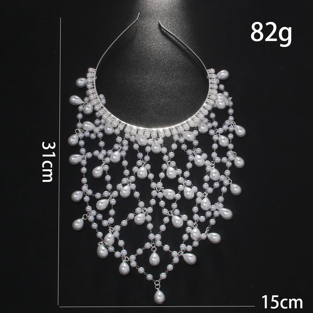 Bohemian Pearl Headband Jewelry for Women Accessories