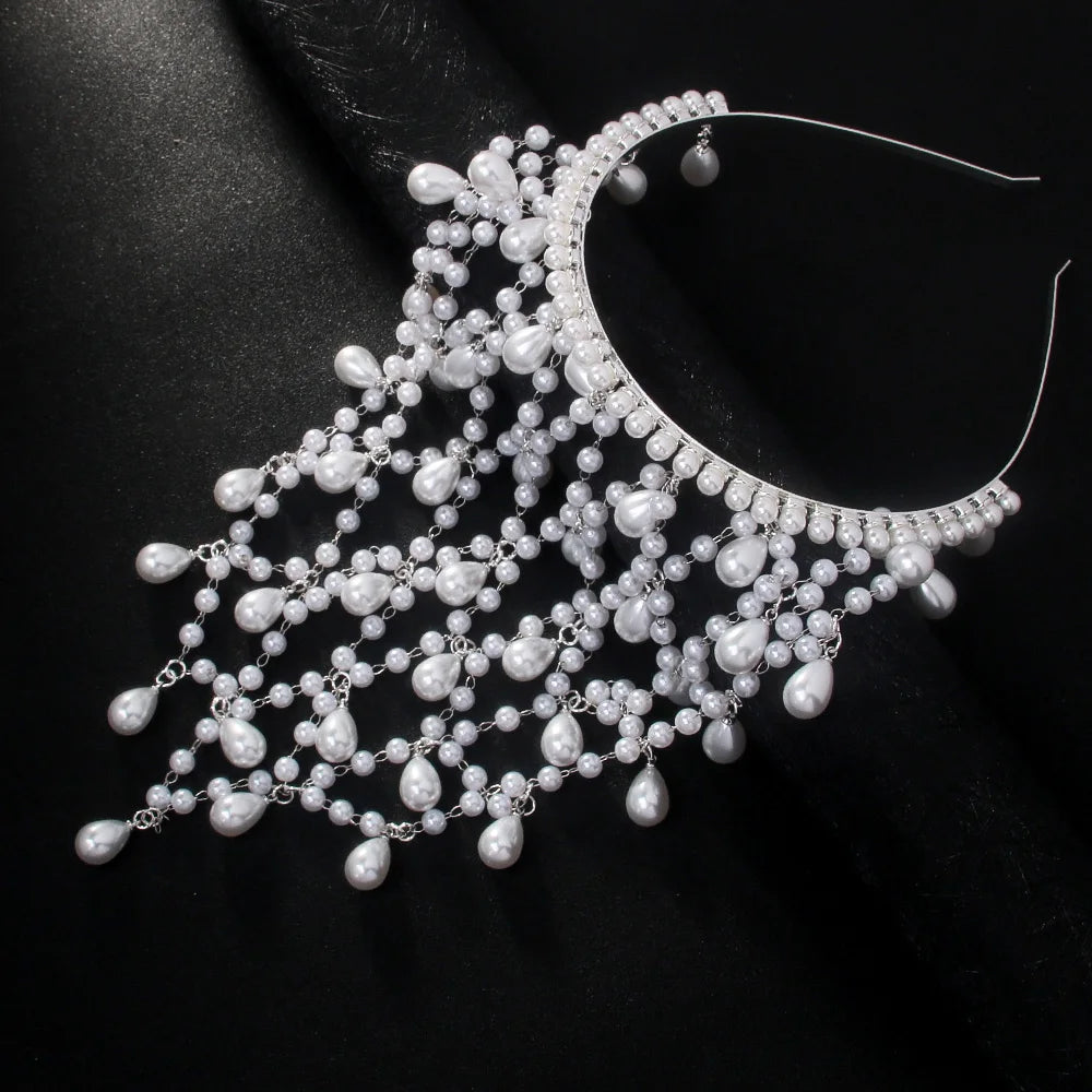 Bohemian Pearl Headband Jewelry for Women Accessories