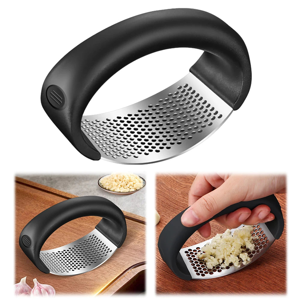 Stainless Steel Garlic Press Fruits, and Vegetables