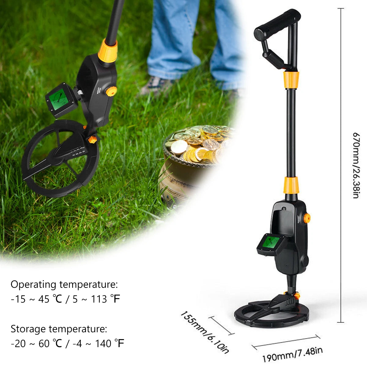 Metal Detector Kit for Kid Underground Metal Detector