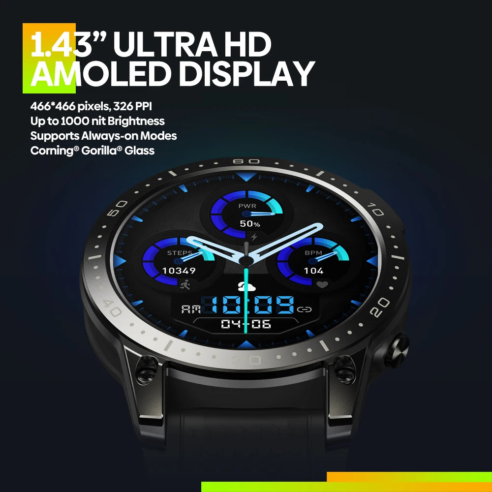 3 Pro Smart Watch HD Voice Calling,100+ Sports, Health