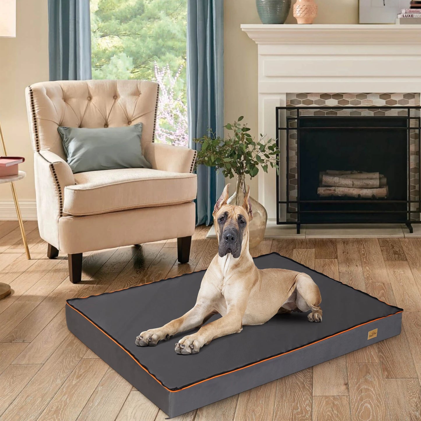 Dog Bed M L XL 2XL 3XL Waterproof, Orthopedic, Crate Kennels Washable