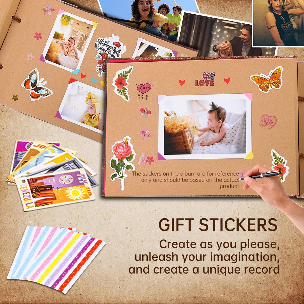 Our Adventure Book Photo Album 40 Page Scrapbook