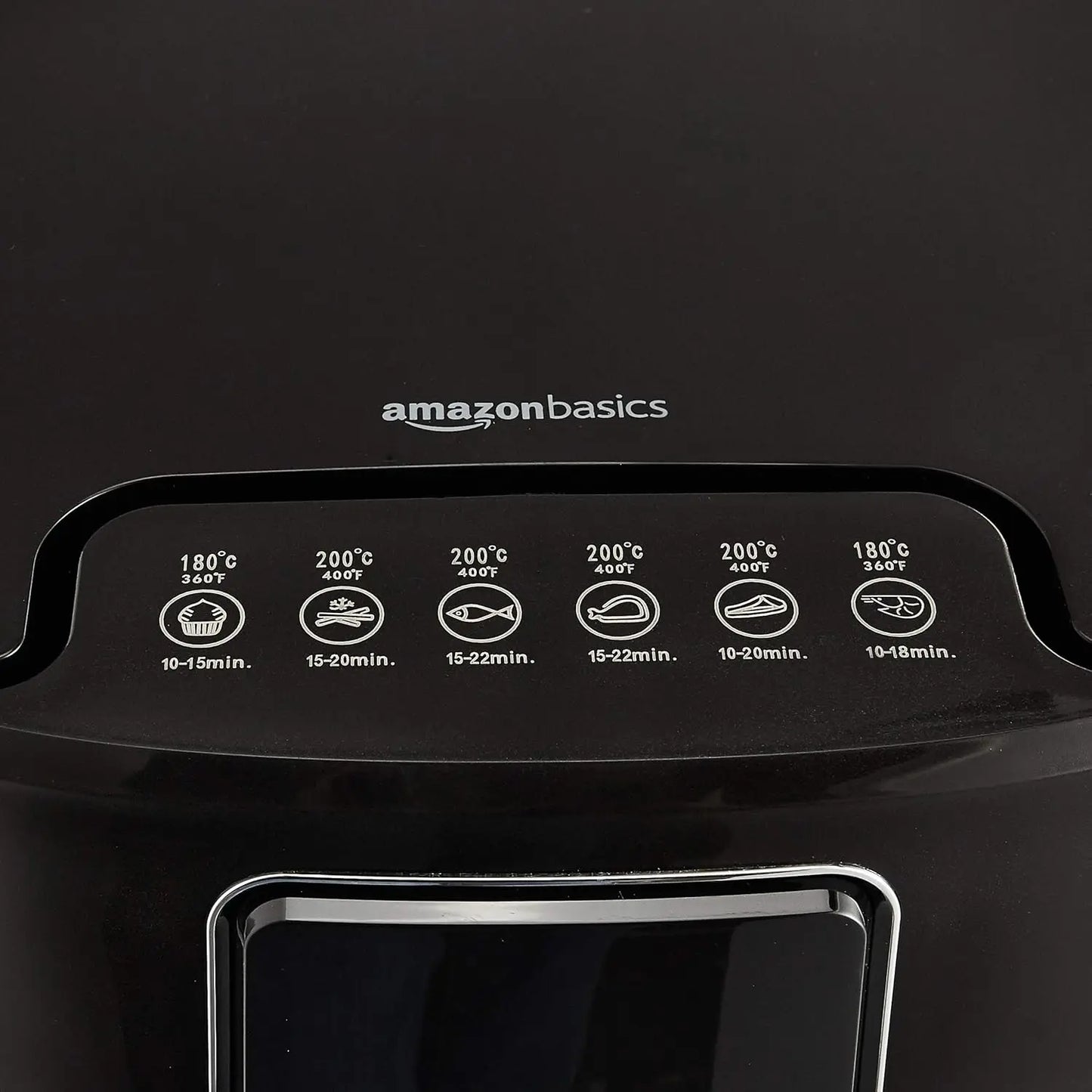Air Fryer, Multi-Functional 3.2-Quart LED Digital Display, 1400W, Black