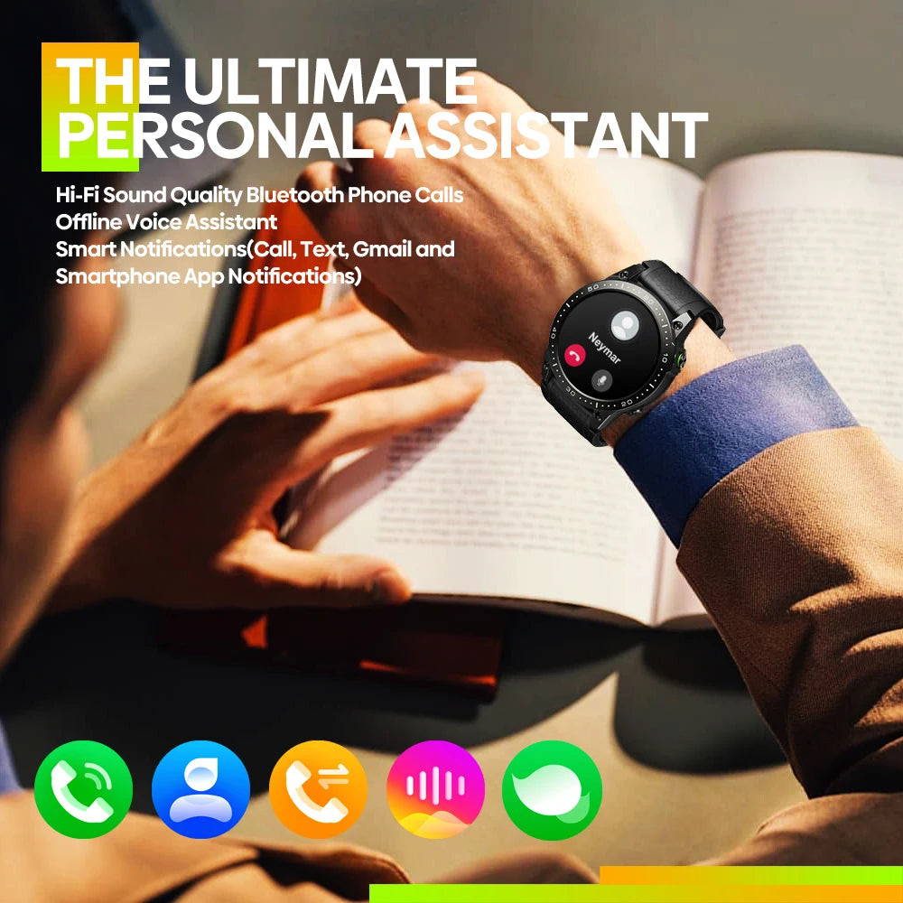 3 Pro Smart Watch HD Voice Calling,100+ Sports, Health