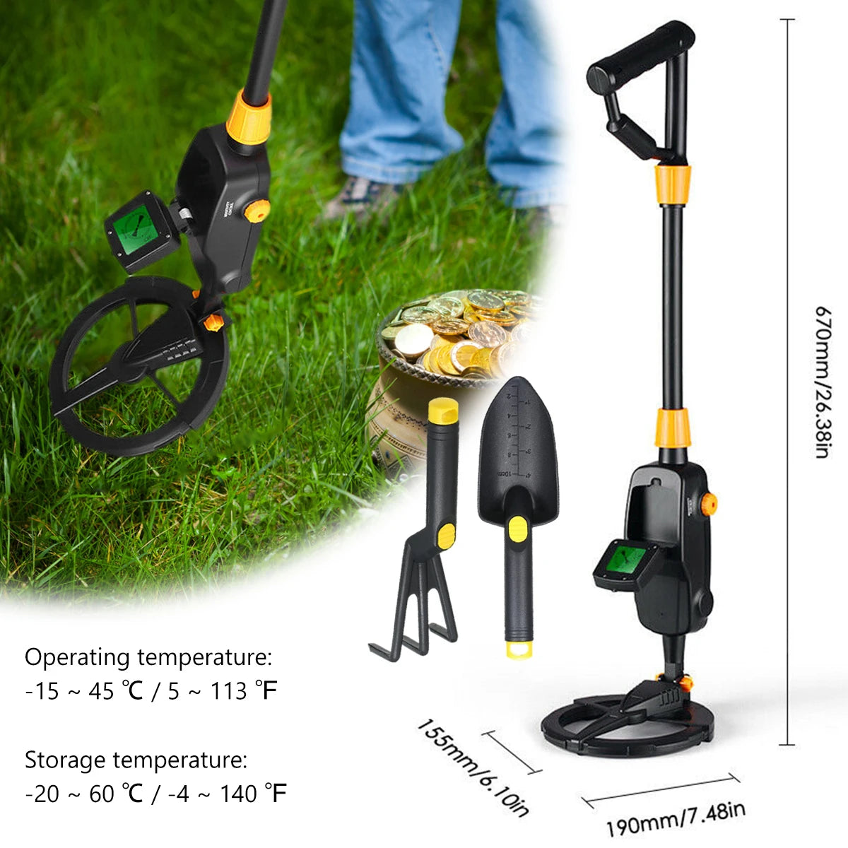 Metal Detector Kit for Kid Underground Metal Detector
