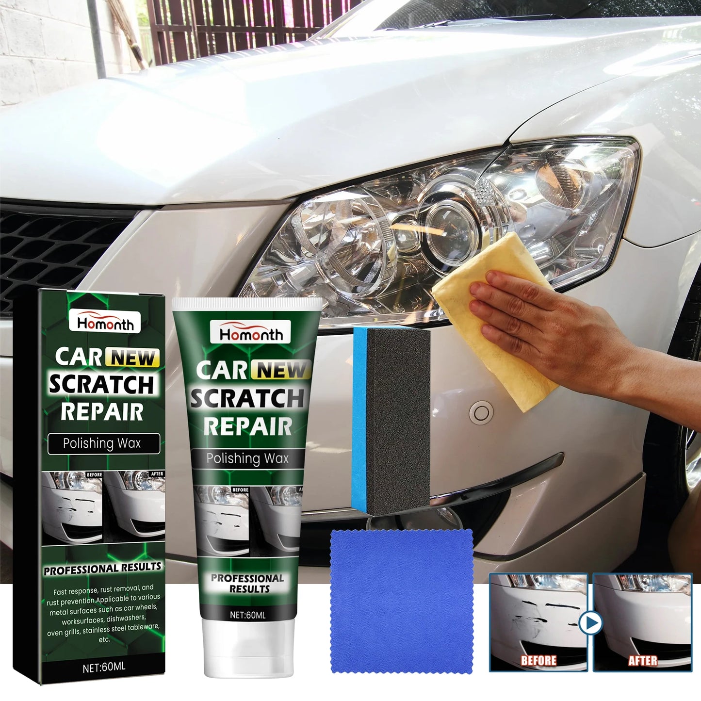 Car Scratch Polishing Cream Paint Repair