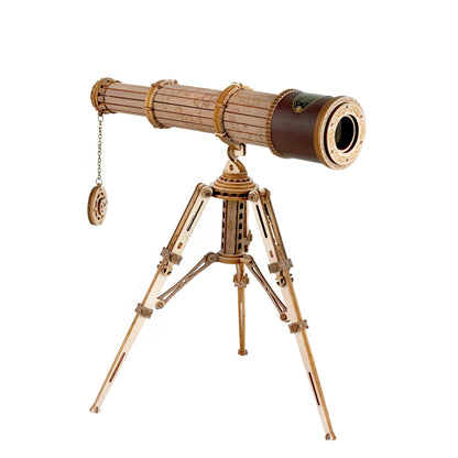 Robotime Rokr 1:1 DIY 314pcs Telescopic Monocular Telescope Wooden Model