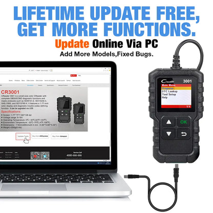 Car code reader scanner bilingual diagnostic tool PK ELM 327 CR319