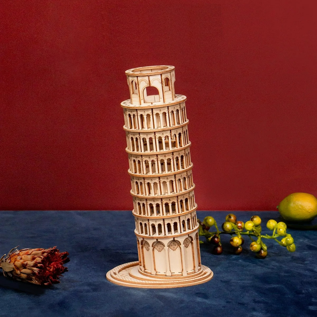 Robotime 3D Wooden Puzzle Game Big Ben Bridge Building