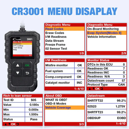 Car code reader scanner bilingual diagnostic tool PK ELM 327 CR319