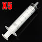 5pcs 1ml,3ml,5ml,10ml,20ml,2.5ml,30ml,50ml Sterile pet feeding syringe, Hydroponics Lab Medical Tool