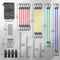 28pcs/32pcs/129pcs Bungee Cords Multiple lengths of Bungee Cord With Hooks, Ties
