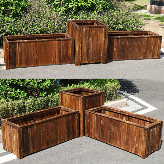 12-inch, 24-inch & 36-inch wooden elevated garden bed