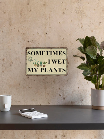 1PC Rustic Metal Sign, Funny Plaque for  Wall Decor 7.8 X 11.8 Inches
