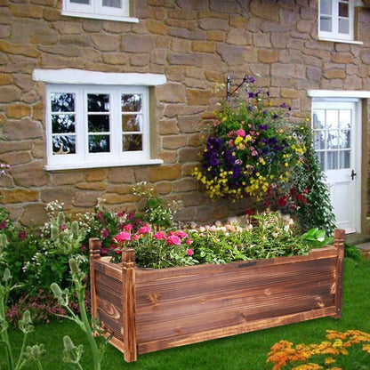 12-inch, 24-inch & 36-inch wooden elevated garden bed