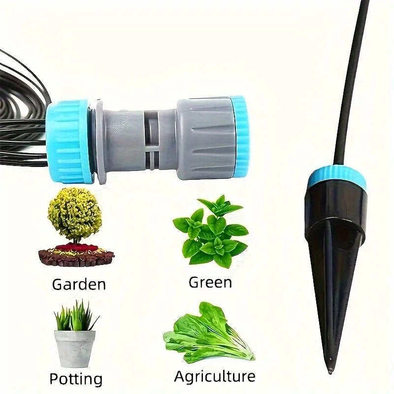 Easy Drip Irrigation 10 Adjustable Emitters  Self-Watering Plants