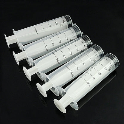 5pcs 1ml,3ml,5ml,10ml,20ml,2.5ml,30ml,50ml Sterile pet feeding syringe, Hydroponics Lab Medical Tool