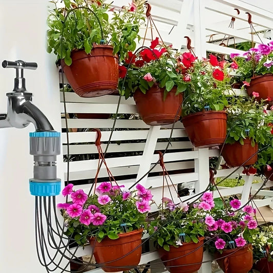 Easy Drip Irrigation 10 Adjustable Emitters  Self-Watering Plants