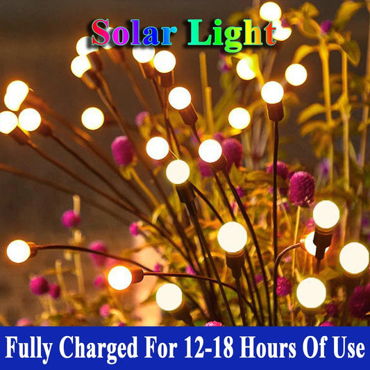 Solar Firefly Lights Outdoor Waterproof Decoration