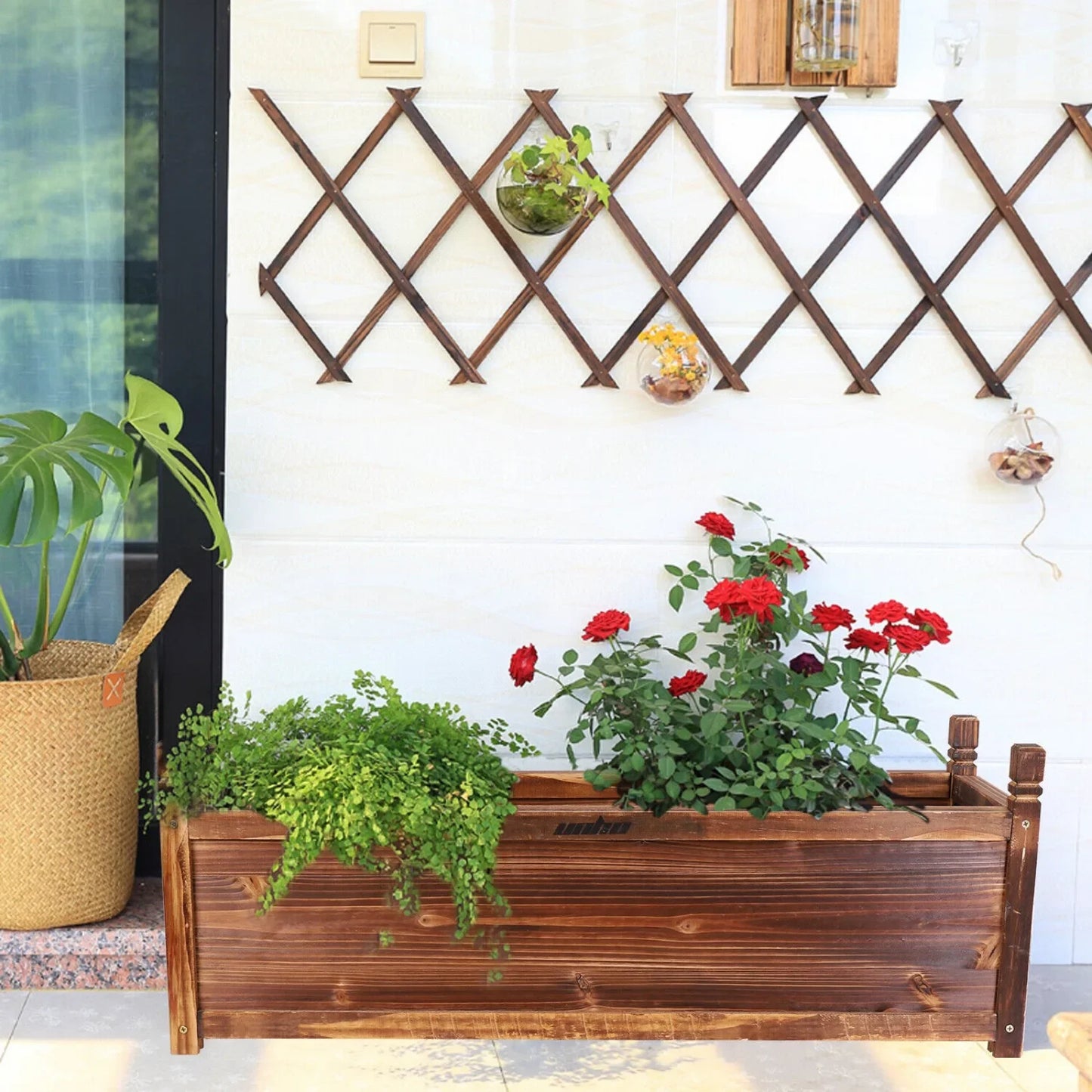12-inch, 24-inch & 36-inch wooden elevated garden bed