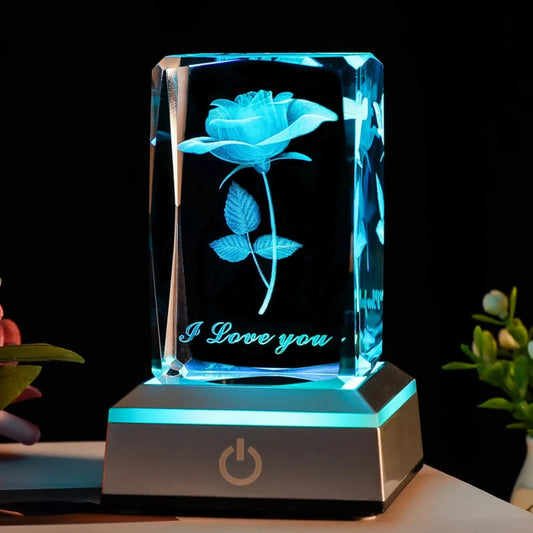 LED Rose Night Light  Unique Stunning Idea