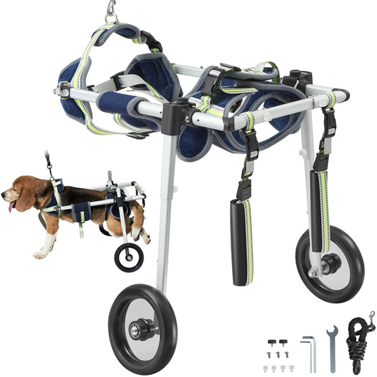 2 Wheels Dog Wheelchair for Back Legs, Cart/Wheelchair