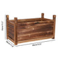 12-inch, 24-inch & 36-inch wooden elevated garden bed