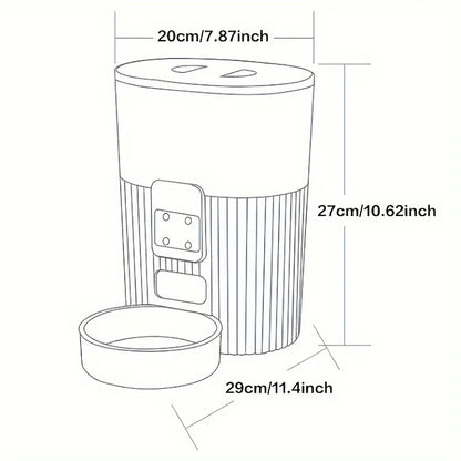 Cat/Dog automatic feeder dispenser feeding wifi remote
