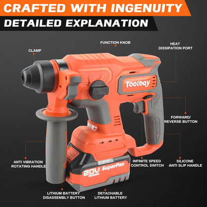 Superpan cordless Impact drill 20V, Battery for Electric Drill