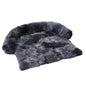 Calming Dog Plush Bed, Zippered Removable Washable Cover