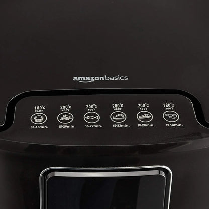 Air Fryer, Multi-Functional 3.2-Quart LED Digital Display, 1400W, Black