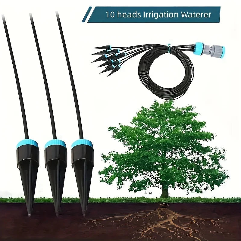 Easy Drip Irrigation 10 Adjustable Emitters  Self-Watering Plants