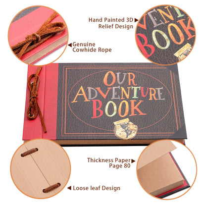 Our Adventure Book Photo Album 40 Page Scrapbook