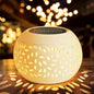 1/2 Pack Solar Outdoor, White  Metal LED Solar Lantern