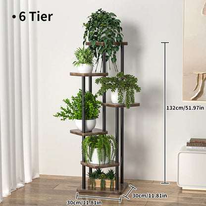 Plant Stand Iron Home Garden  Pot Organizer