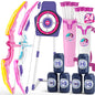 2 Pack Bow Arrow for Kids,  Archery Set w/24 Suction Cup Arrows
