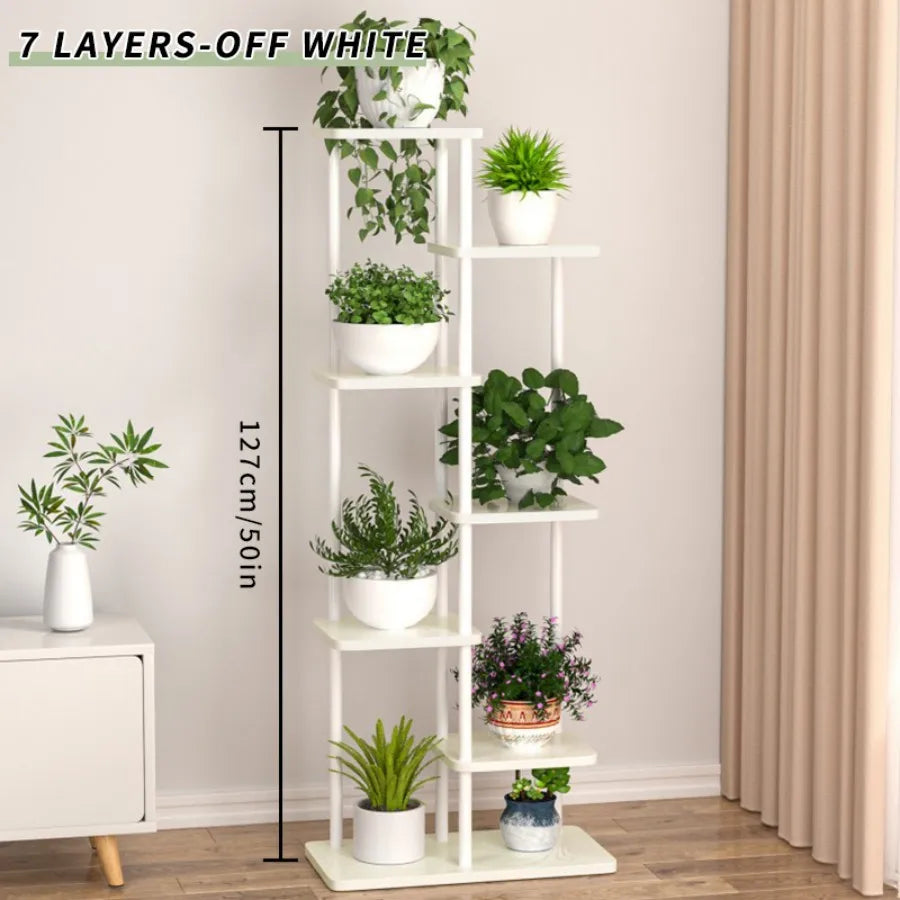 Plant Stand Iron Home Garden  Pot Organizer