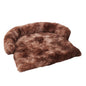 Calming Dog Plush Bed, Zippered Removable Washable Cover
