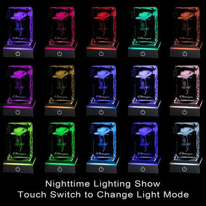 LED Rose Night Light  Unique Stunning Idea