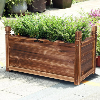 12-inch, 24-inch & 36-inch wooden elevated garden bed