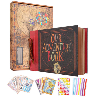 Our Adventure Book Photo Album 40 Page Scrapbook