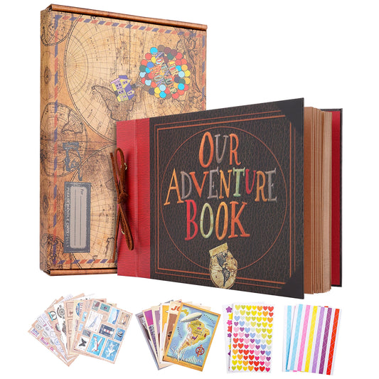 Our Adventure Book Photo Album 40 Page Scrapbook